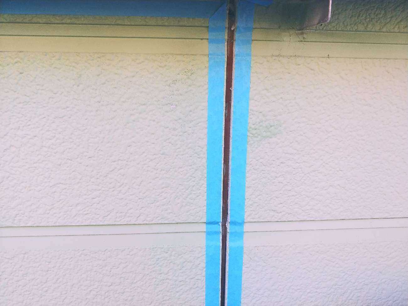 シーリング補填前のマスキング